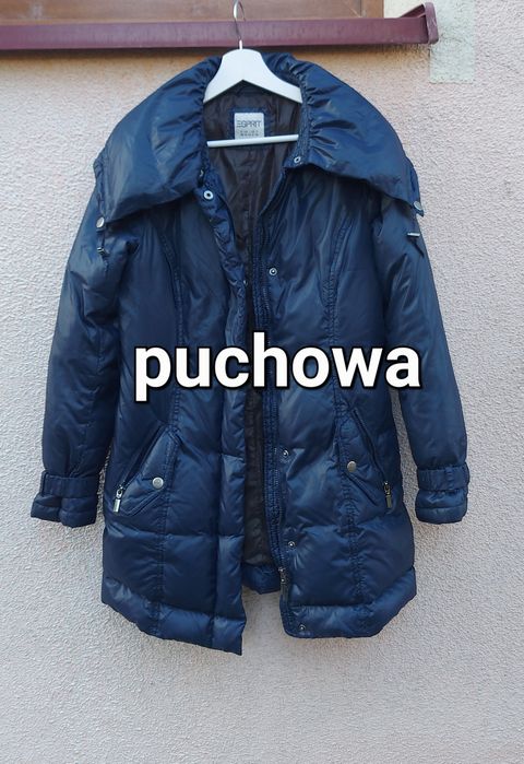 kurtka puchowa esprit s 36 zimowa ciepła