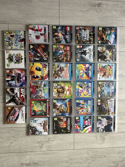 Gry PS3 Lego FIFA Minecraft WRC Disney PlayStation Sims Rayman F1 UFC