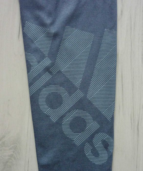 Piękne damskie spodnie legginsy sportowe ADIDAS rozmiar XL szare