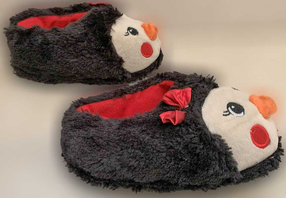 Pantufas de Criança Unissexo, Pinguim, como Novas