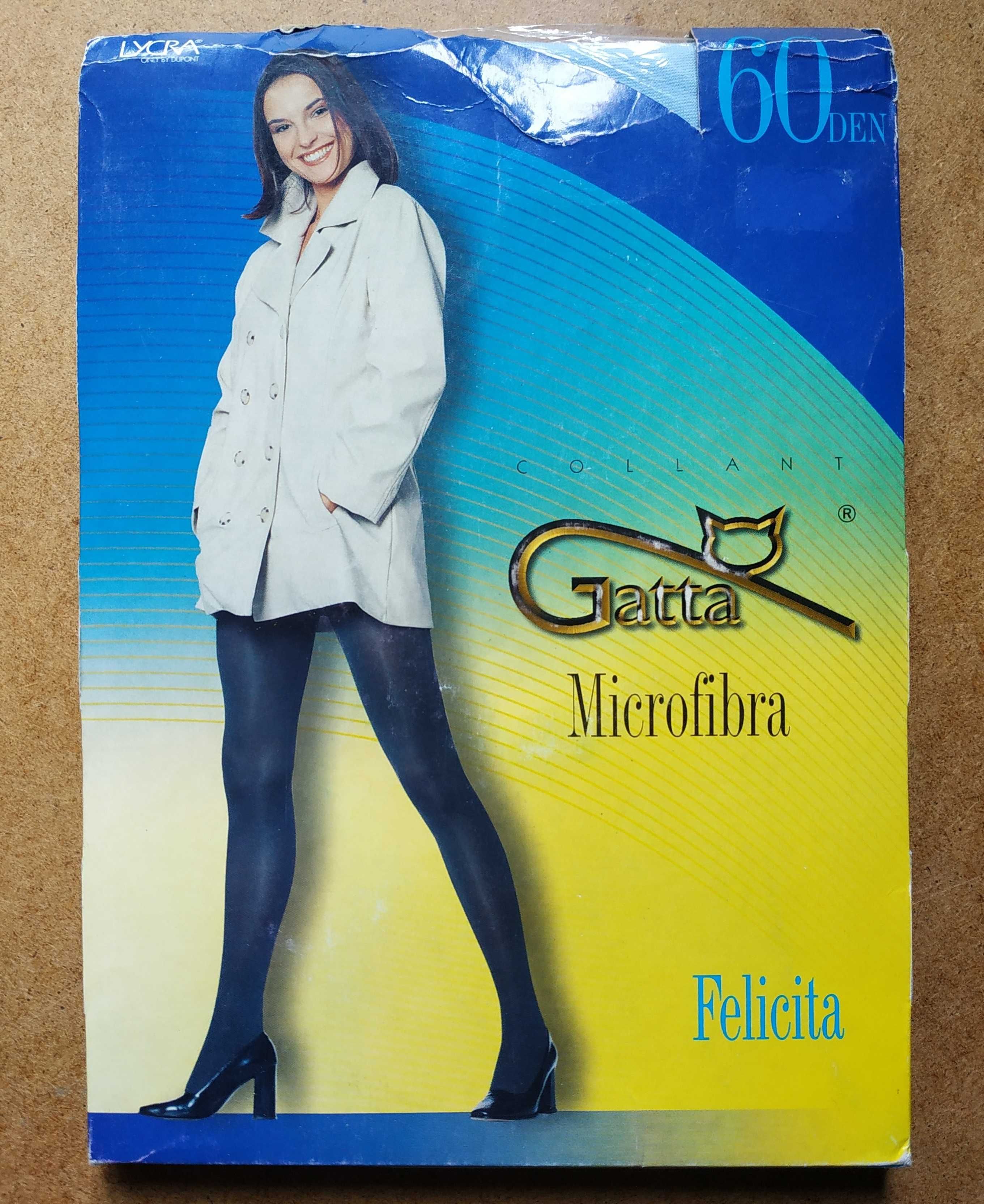 Распродажа! Цветные колготки Gatta microfibra Felicita 60 den 2 размер