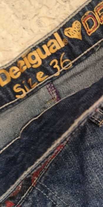 Desigual spódnica jeansowa 36