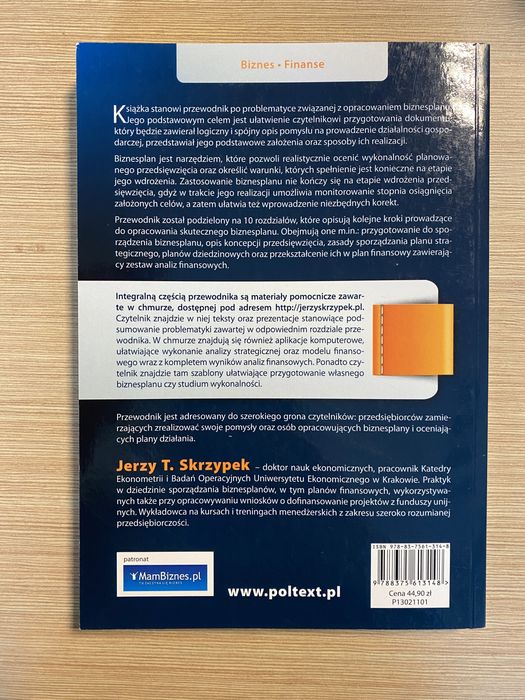 Biznes plan w 10 krokach Jerzy T. Skrzypek