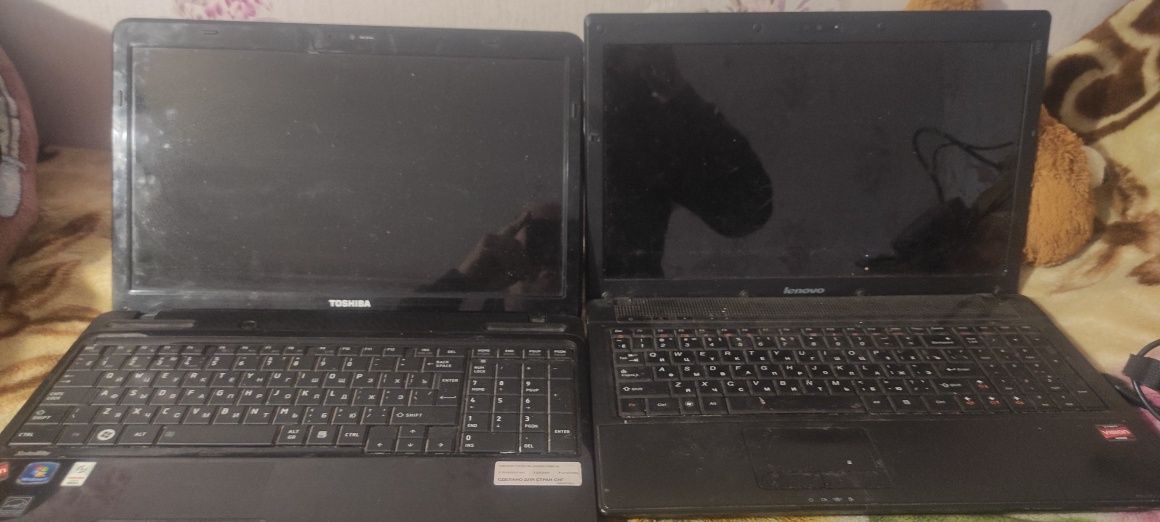 Продам два ноутбуки Lenovo g565 ta Toshiba satelite l650d-120