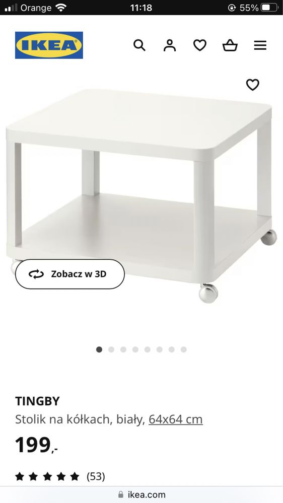 Stoik IKEA na kolkach