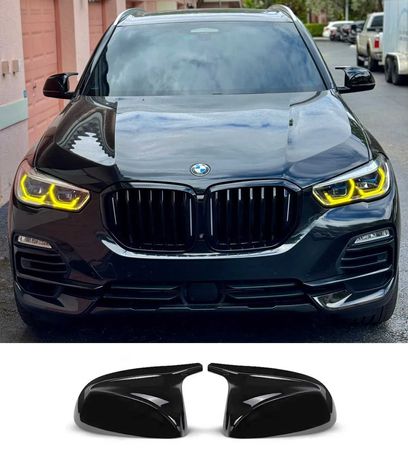 BMW X5 G05 X6 G06 X7 G07 Obudowy Nakładki Lusterek CZARNE M STYLE