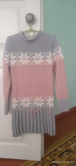 В'язане платтячко для дівчинки