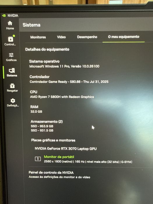 Legion 5 pro modelo 2021