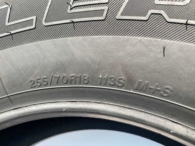 Шини в стані нових  255/70 R18 BRIDGESTONE DUELER H/T 840