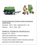 Piaskarka moblina ATMOS pd35 WYNAJEM piaskowanie malowanie proszkowe