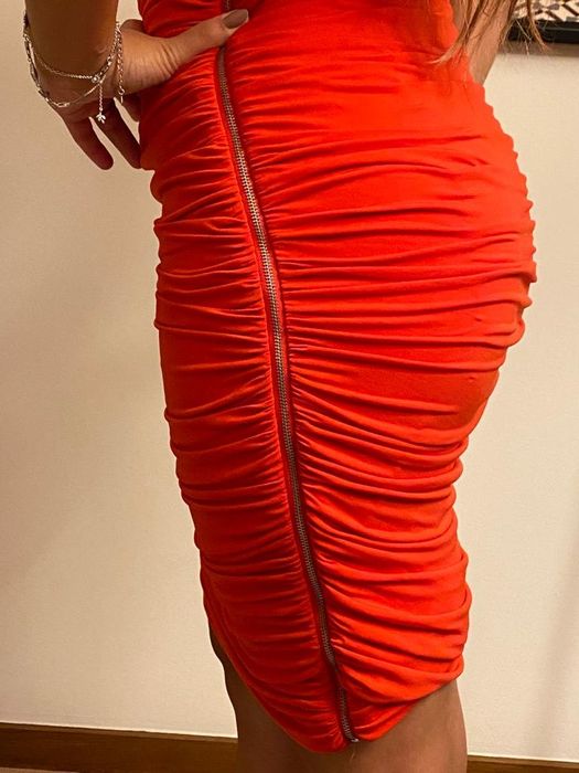 Vestido vermelho Calvin Klein, NOVO (new red dress)