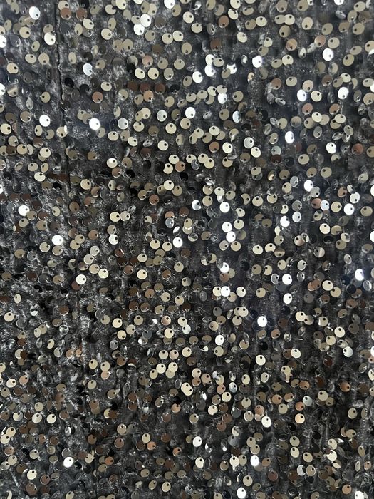 Плаття в паєтку сіре