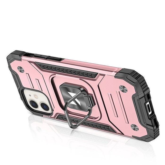 Wozinsky Ring Armor etui iPhone 14 uchwyt magnetyczny ring złote