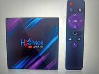Android TV 4K H96 Max + mini klawiatura bezprzewodowa