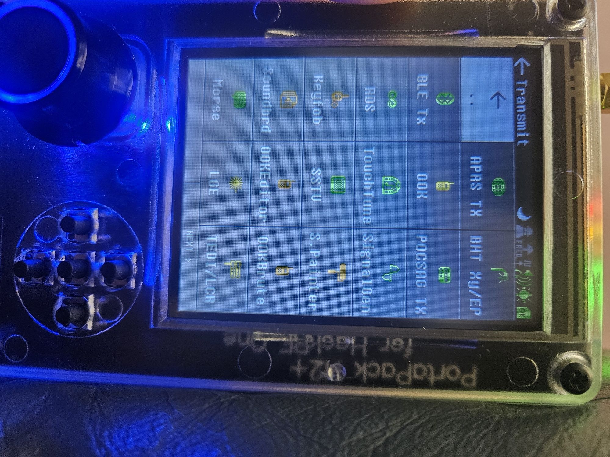 HackRf Portapack H2+ trx transceiver ssb aprs adsb spoof gps bluetooth