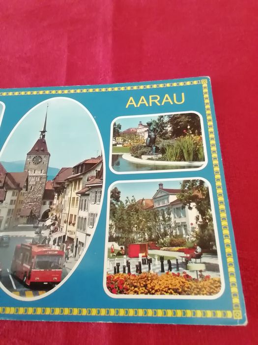 Postal da Suíça, antigo