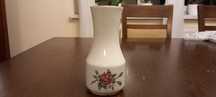 Porcelana Wawel wazon róże złocony