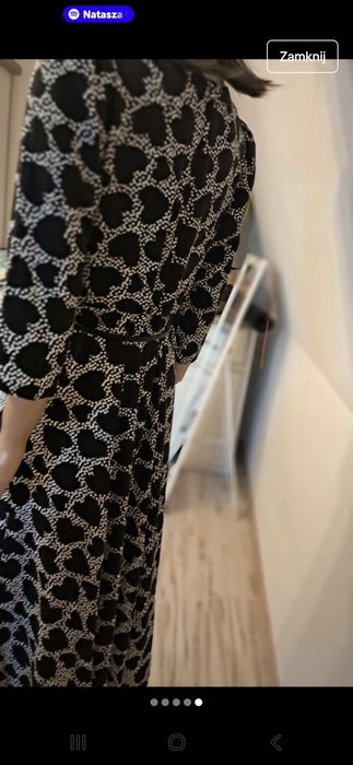 Sukienka w  panterkę