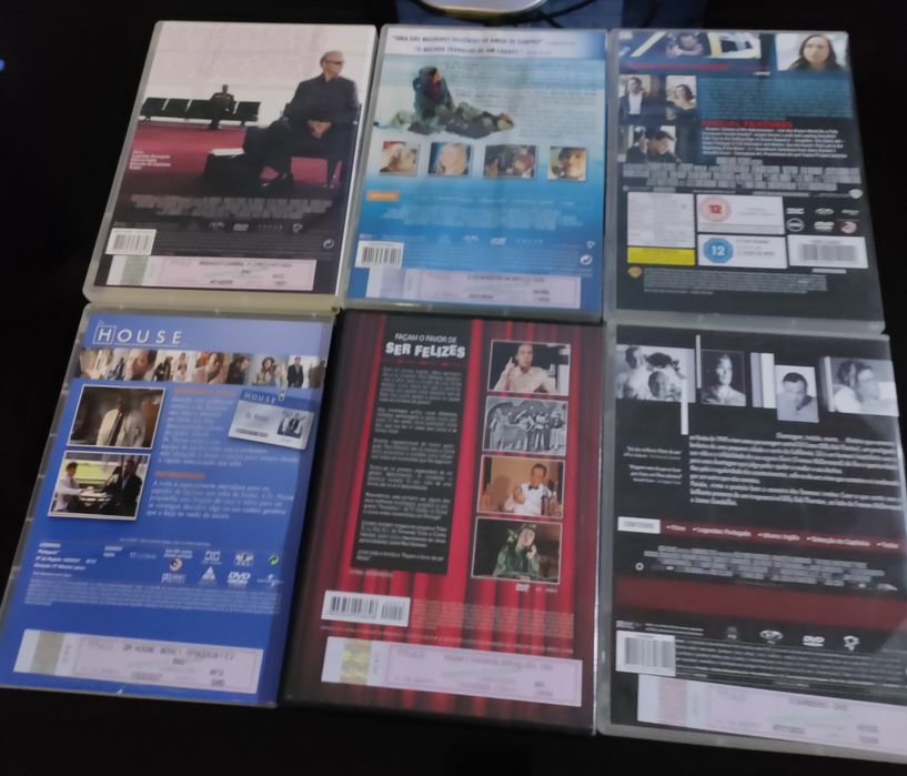 DVD originais 1€ cada