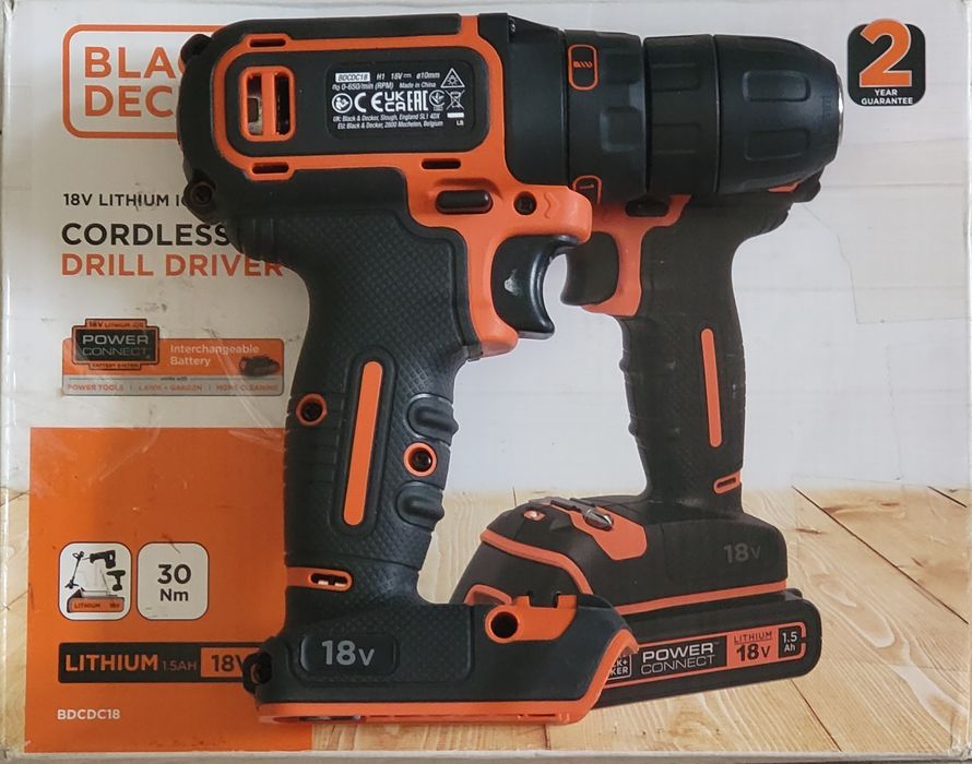 Black & Decker wkrętarka 18v  body