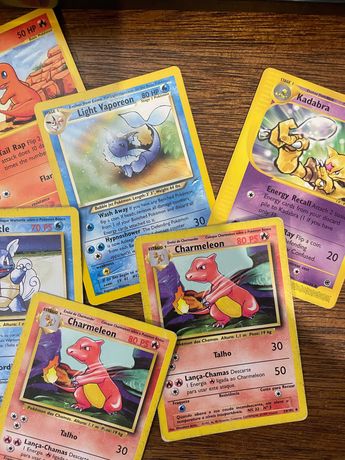 Coleccao Cartas Pokemon primeiras edicoes (Pack comuns e incomuns)