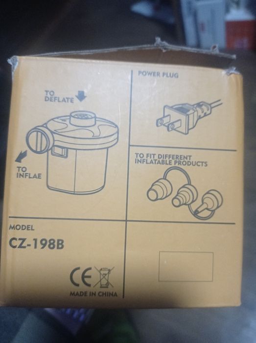 Электро насос для накачивания резин  изделий