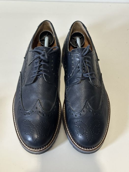 Buty wizytowe, rozmiar 41, skóra naturalna