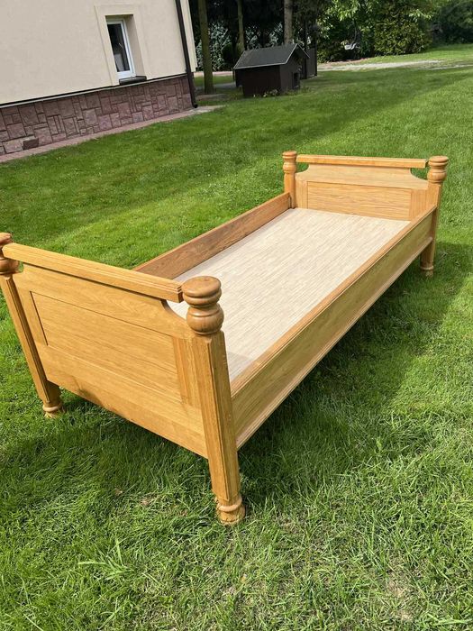 Łóżko dębowe – 198 cm x 98 cm Piękne na zamówienie