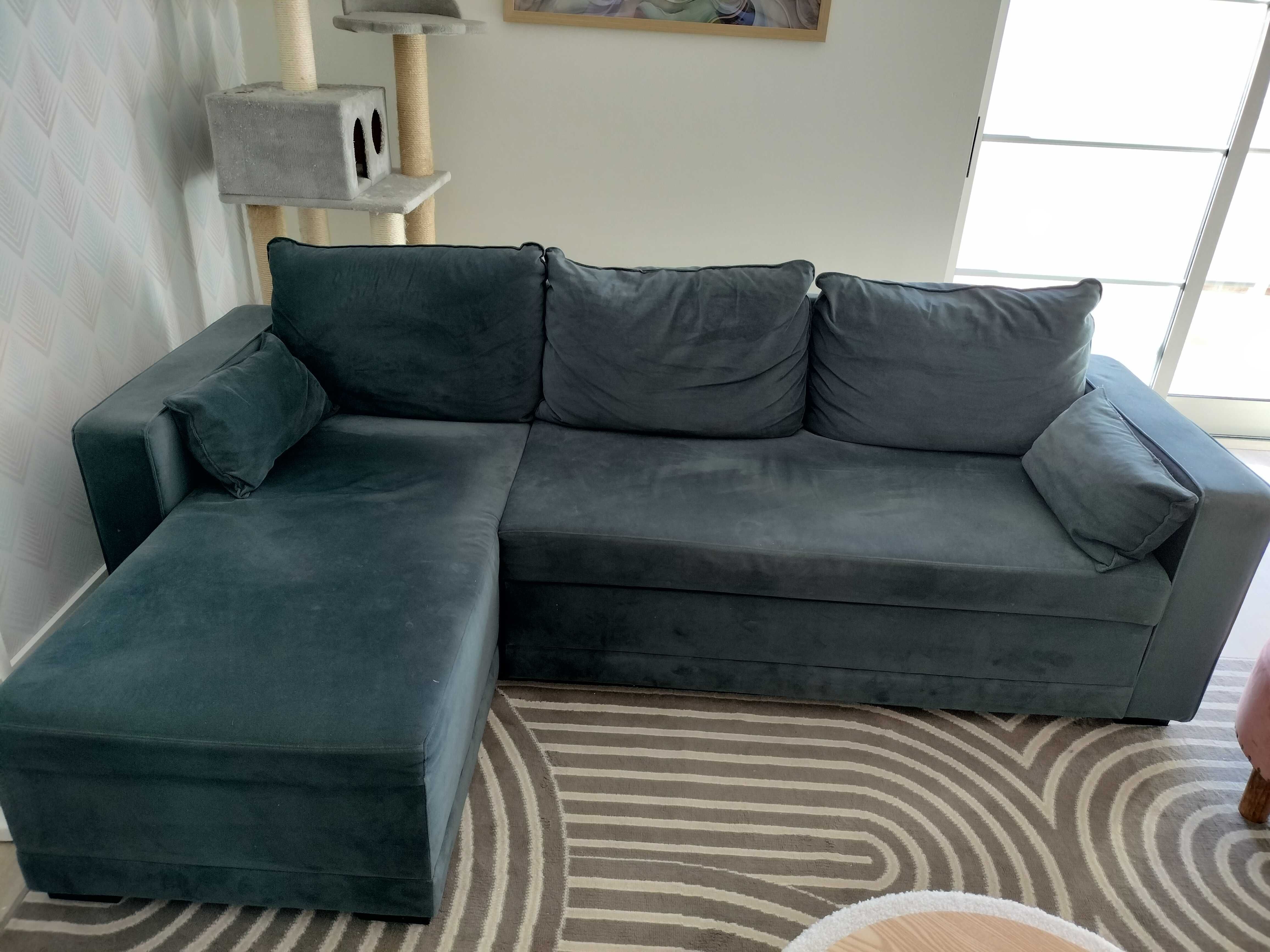 Vendo Sofá com chaise longue reversível