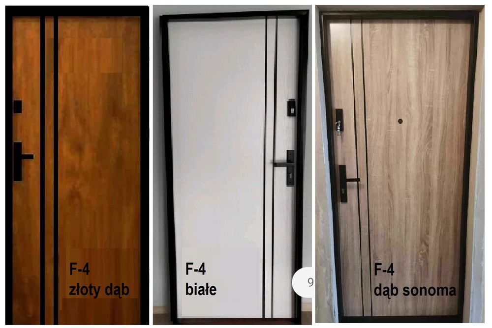 Drzwi z MONTAŻEM zewnętrzne -wejściowe do mieszkania-WEWNĄTRZKLATKOWE