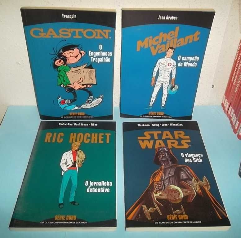 SÉRIE OURO - Os Clássicos da Banda Desenhada - 5EUR cada livro.