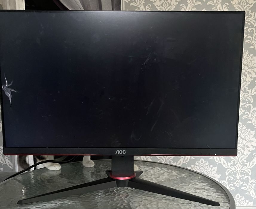 Monitor AOC 24G2SPAE 23,8” 165 Hz – uszkodzona matryca / na części