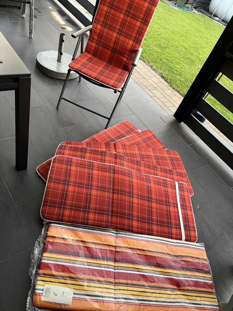 Poduszki ogrodowe na krzesla