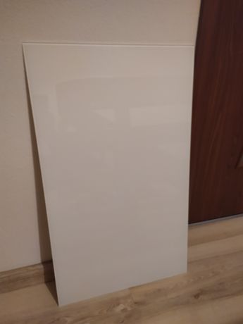Malm Ikea panel górny szkło białe 80x48
