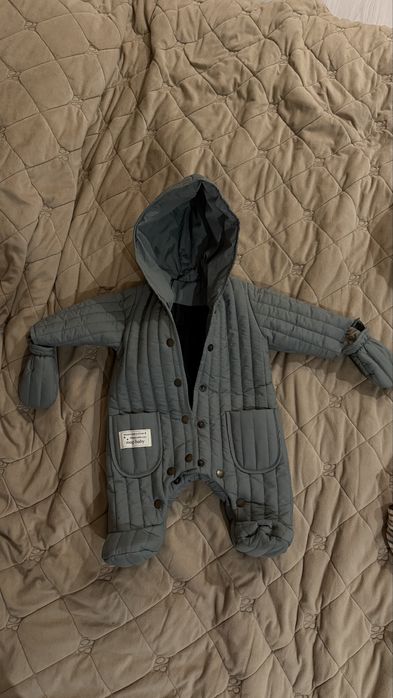 Дитячий стьобаний демісезонний комбінезон