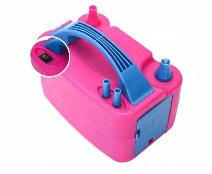 Pompka do balonów elektryczna 2 dysze mocna szybka wydajna impreza