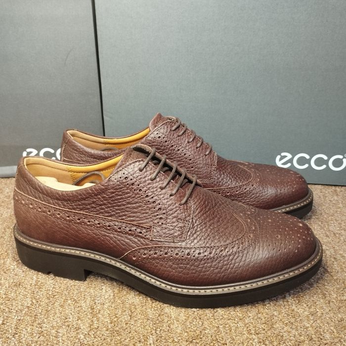 Крутезні шкіряні броги Ecco Metropole London