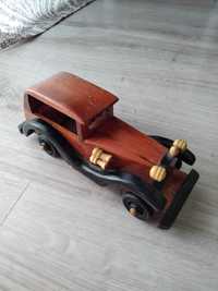 Samochód kolekcjonerski vintage retro drewniany