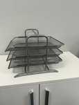 Organizer na dokumenty, szufladki, sorter IKEA Letter Tray Silver