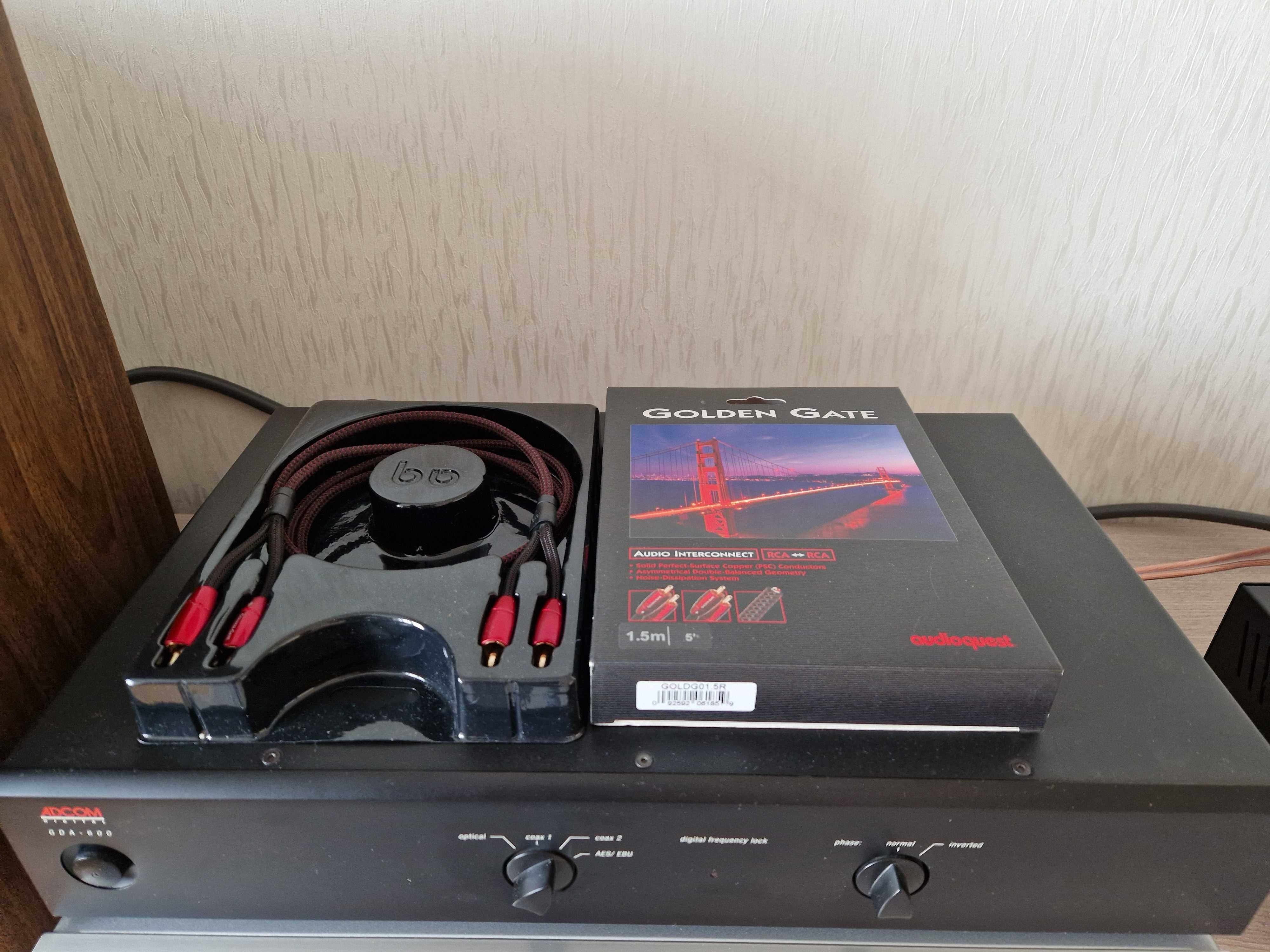 Audioquest Golden Gate RCA-RCA  1,5м ! межблочный кабель