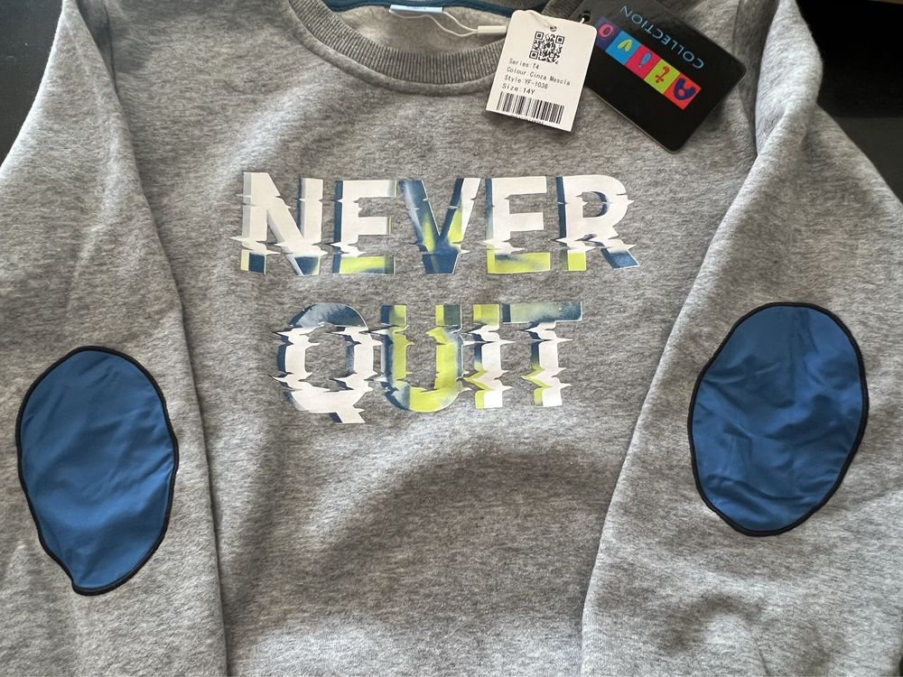 Swet shirt cardada nova c etiqueta 14 anos