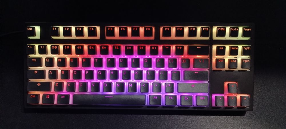 Механічна клавіатура Dark Project KD87A (Gateron Teal, PBT, RGB) - б/в