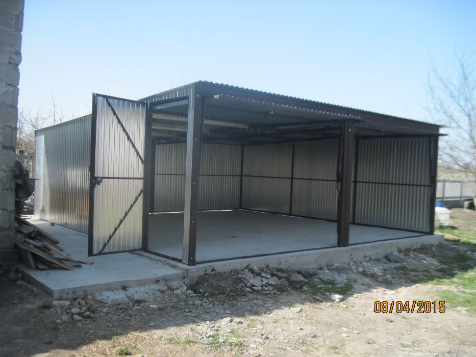 Garaż blaszany 4x6 Garaż blaszak Garaże producent 3x5 4x5 6x6 6x5 7x6
