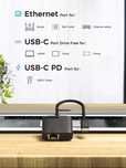 Lemorele TC35L Adapter USB-C - LAN ładowarka 100W