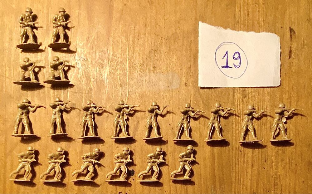 Brinquedo | Miniaturas Soldados Plástico | 19