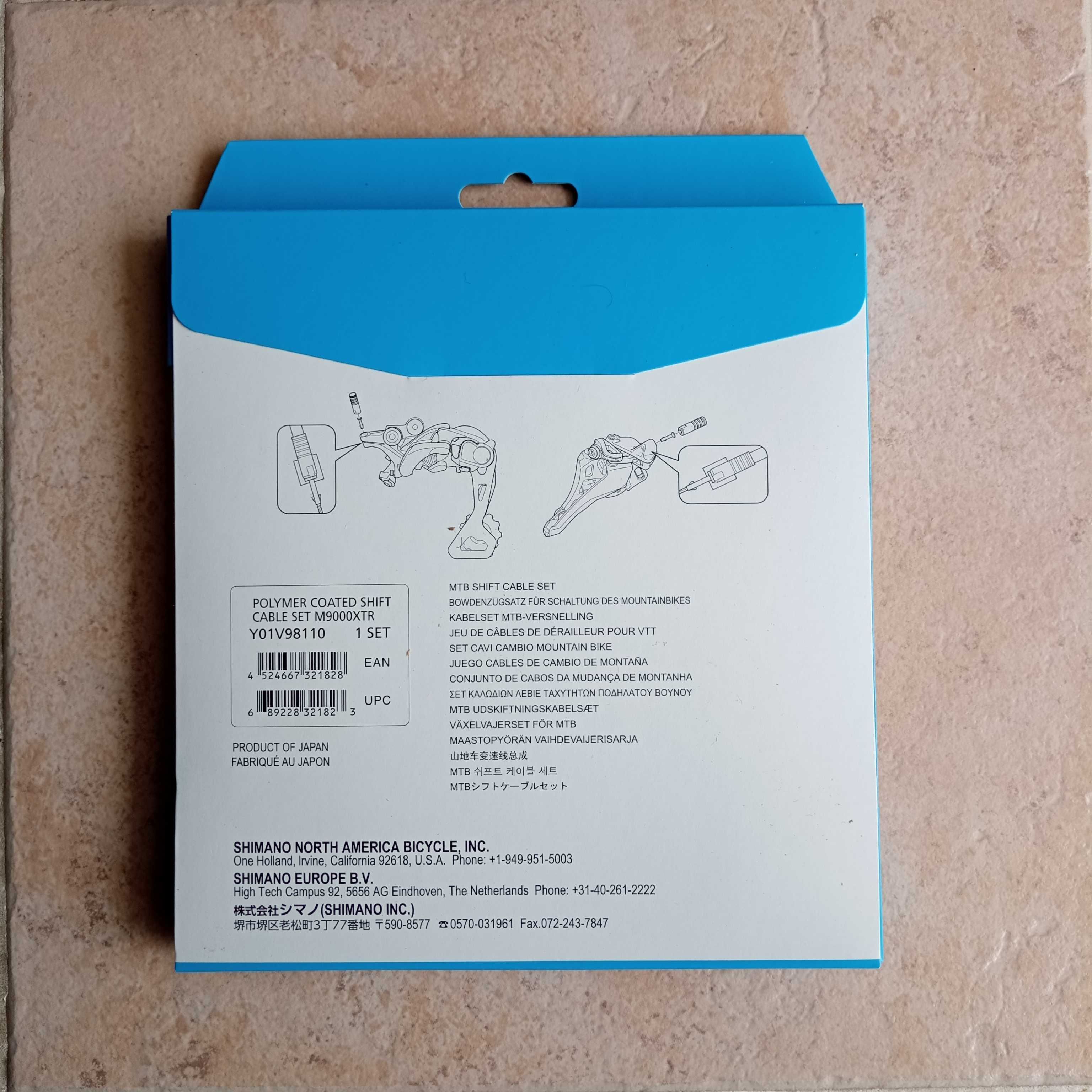 Cabo Shimano XTR Polymer 1.2x2100mm desviador dianteiro/traseiro
