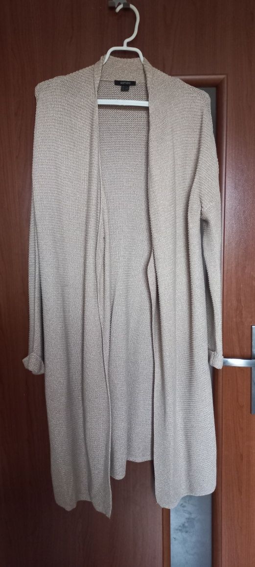 Kardigan długi sweter rozmiar 44