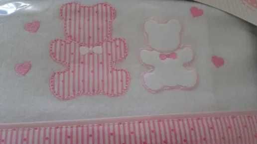 Jogo cama flanela para cama de bebe 60x120 NOVO