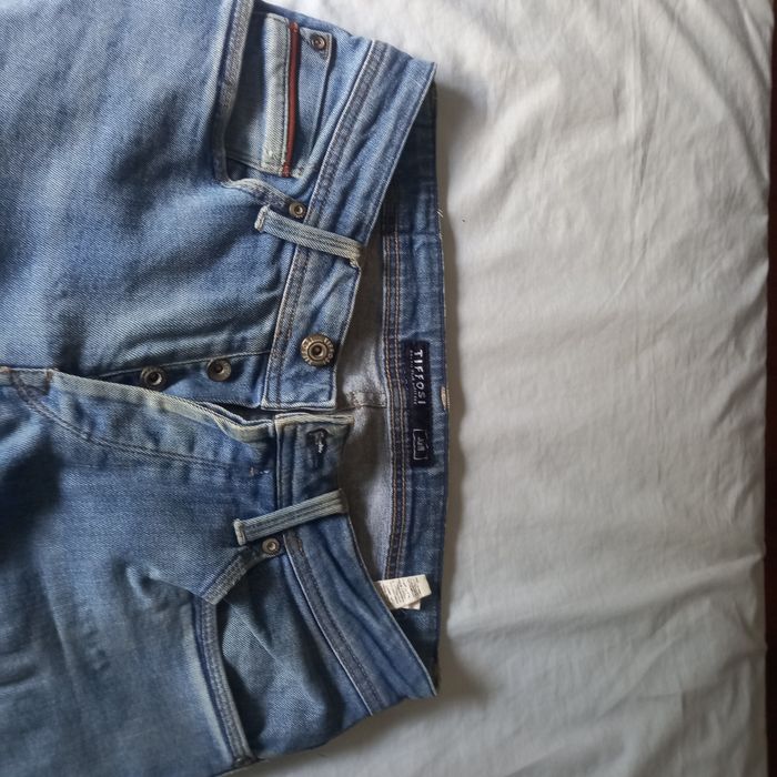 Calças azuis da Tiffosi para homem