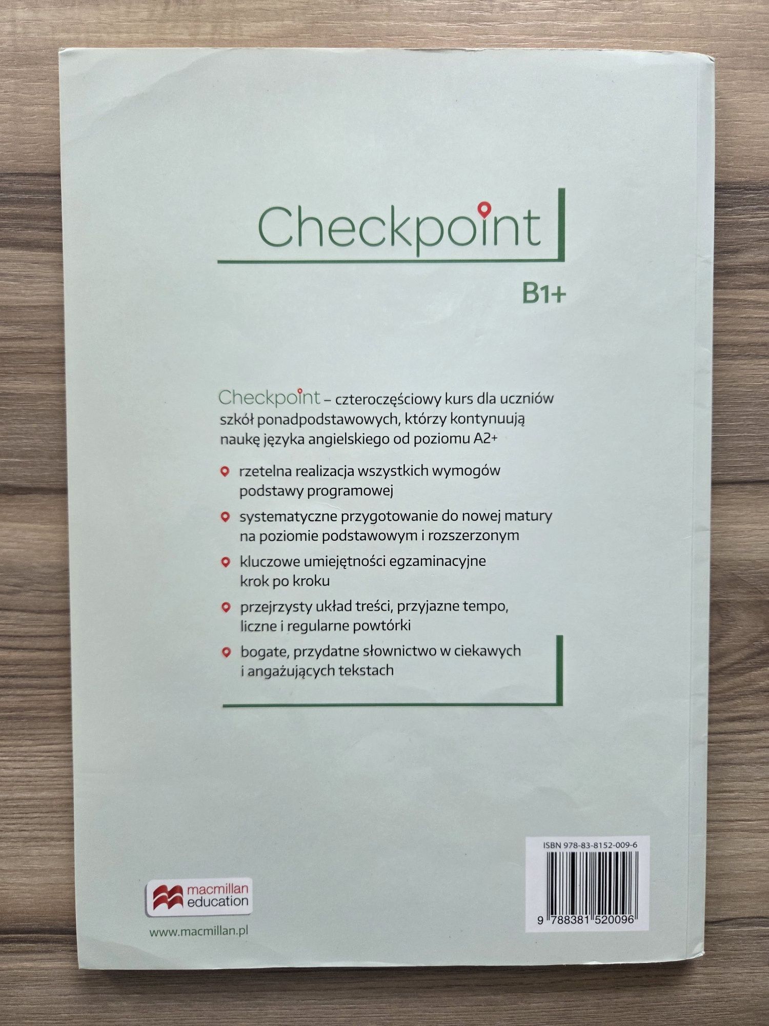 Angielski Checkpoint B1+
